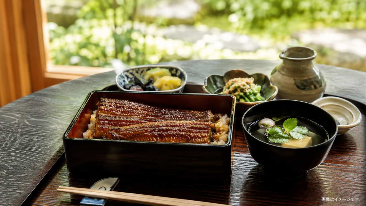 多度大社周辺の和食ランチをイメージしたうなぎ料理