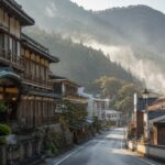 三重県の湯の山温泉をテーマにしたブログ用アイキャッチ画像