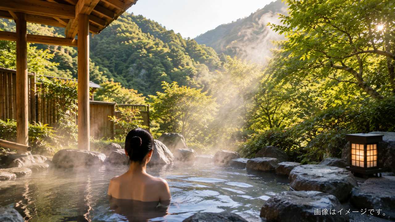 三重県の日帰り温泉を地図と条件表で比較する旅行者